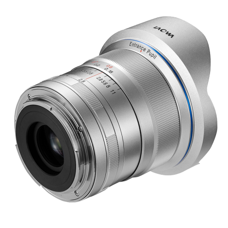 Laowa 12 mm f/2,8 Zero-D pro Pentax K stříbrná